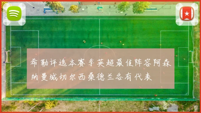 希勒评选本赛季英超最佳阵容阿森纳曼城切尔西桑德兰各有代表